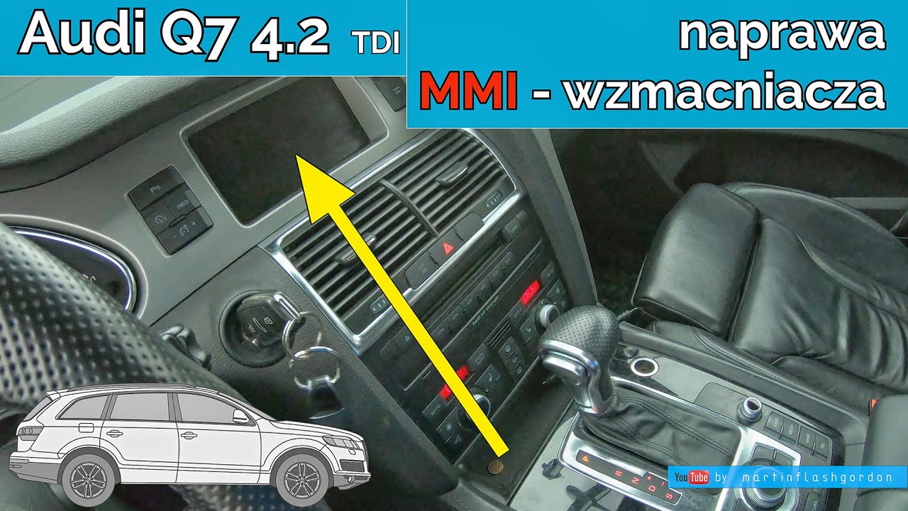 Audi Q7 naprawa MMI wzmacniacza Gateway diagnostyka