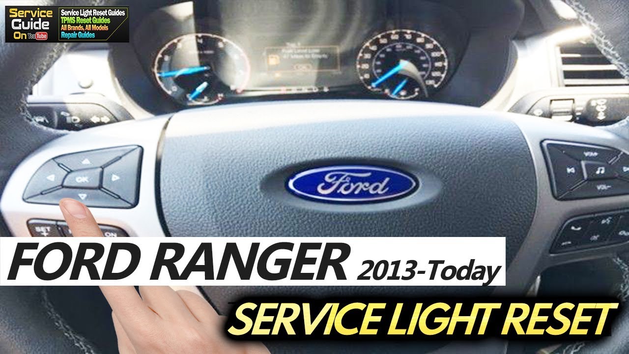 Ford Ranger Service Light Reset
