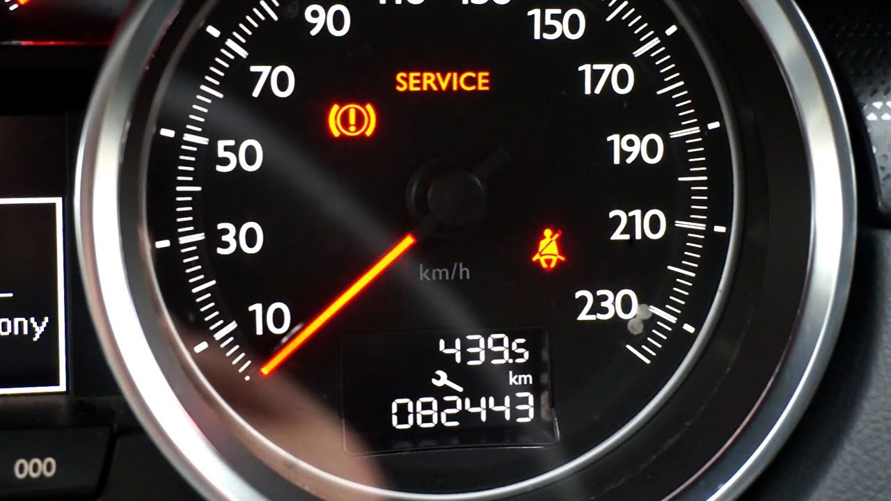Peugeot 508 reset service reminder indicator (spanner symbol)