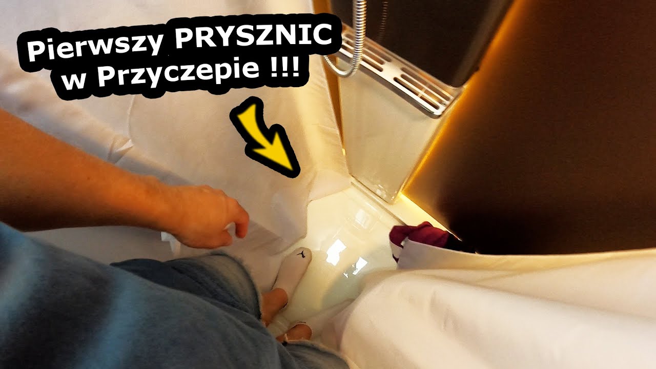 Prysznic w Nowej Przyczepie !!! - Popsuł się SEJF po 3 dniach używania! *AdBlue w VW T6 (Vlog #574)