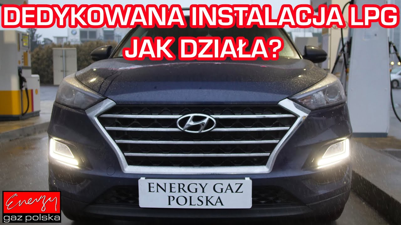 Bezpośredni wtrysk Hyundai Tucson 1.6 GDI 132KM 2019r LPG! Montaż LPG w Energy Gaz Polska Warszawa!