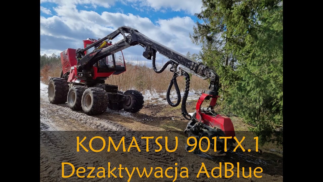 KOMATSU 901TX 1 Dezaktywacja AdBlue SCR System OFF